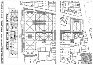 Roma, via Giulia / Progetto per una struttura espositiva. Tesi di laurea di Paola Marchetti. UniRoma 2001 _ Relatore prof. V. Vannelli